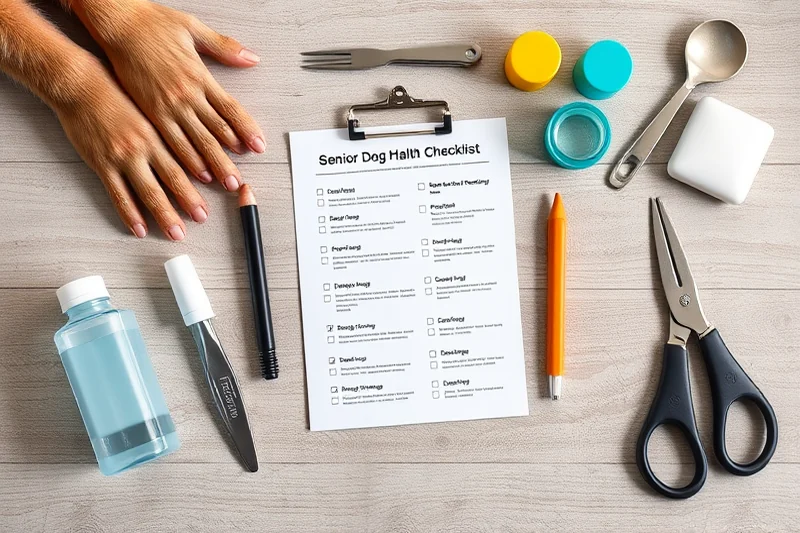 senior dog grooming health checklist — Senior Dog Grooming Health Checklist (the finished result)