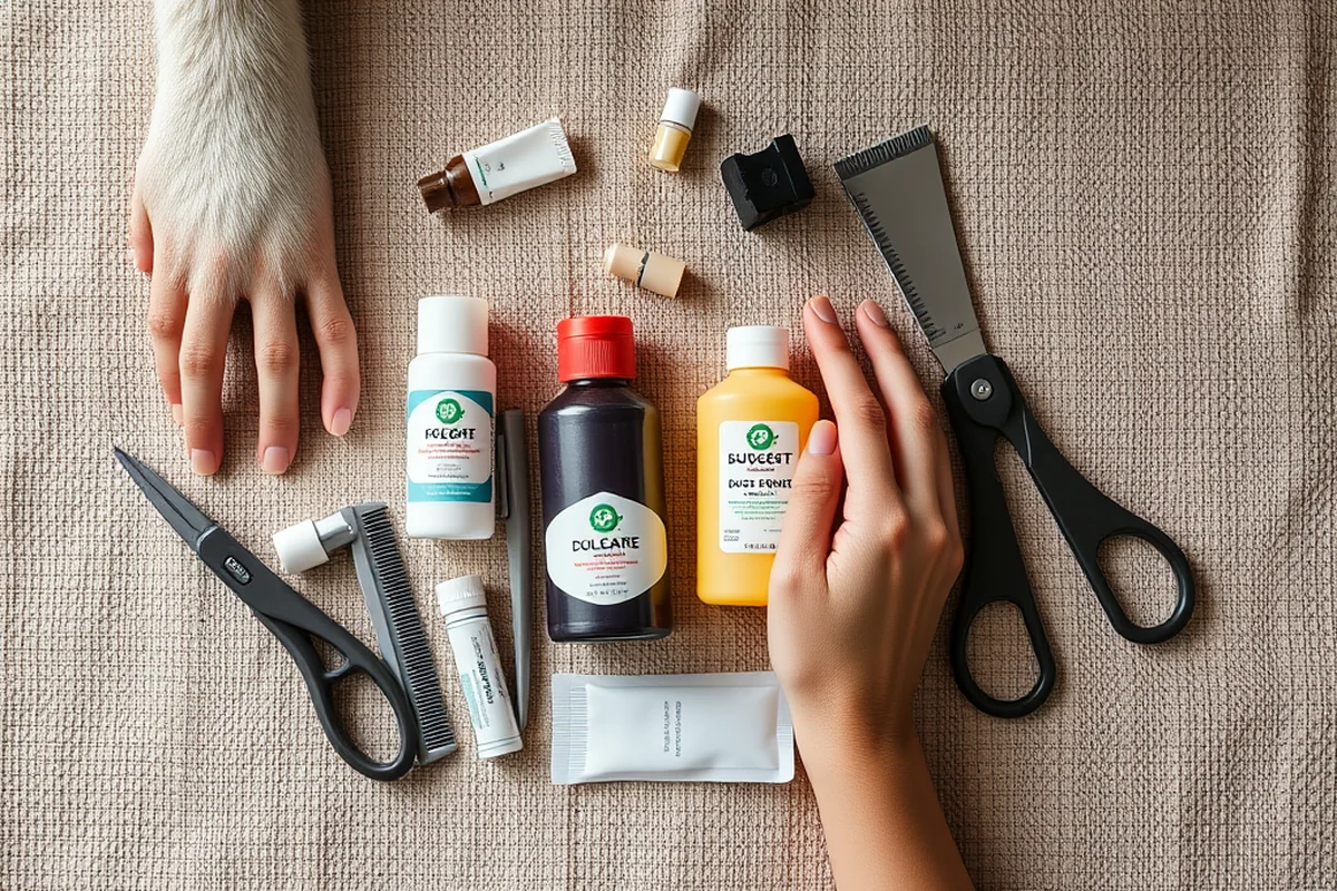 budget senior dog grooming product — Budget Senior Dog Grooming Product (the finished result)